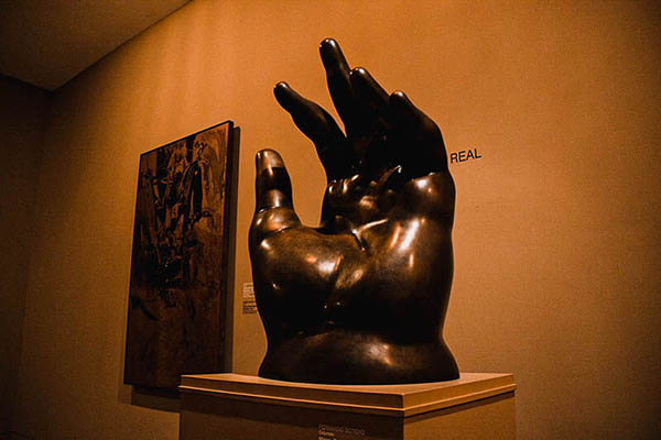 Sculpture in the Museum of Antioquia