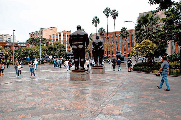 Botero Square in Medellin