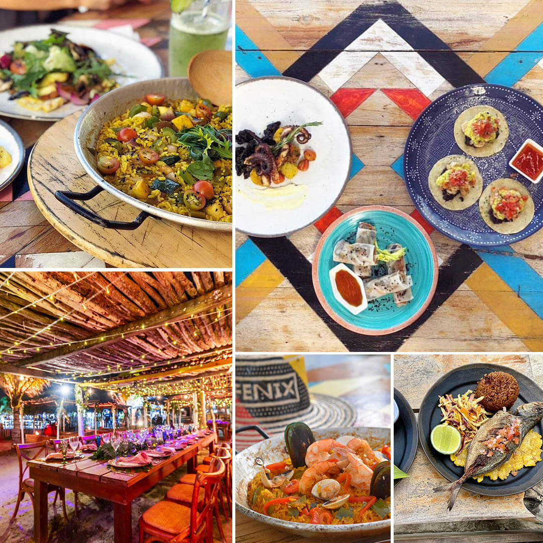 Delicious dishes from the hotel restaurant